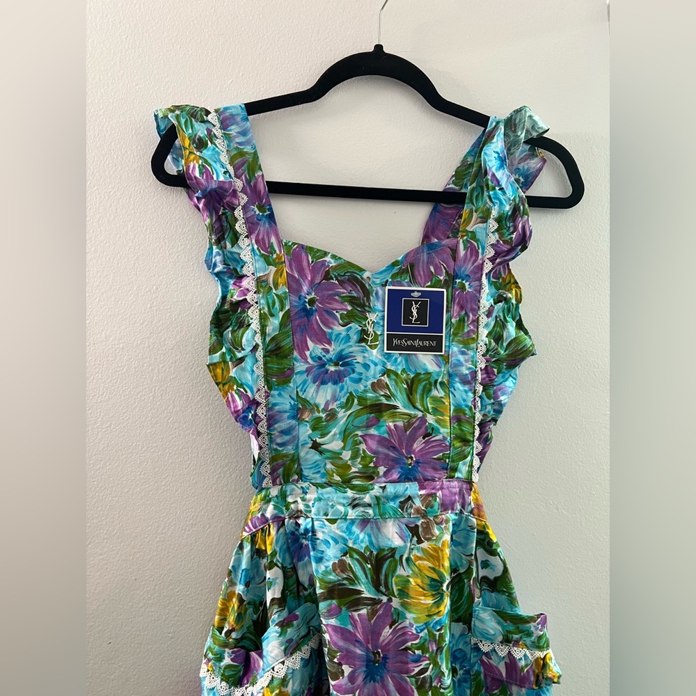 YSL Floral Apron Japan Exclusive Vintage - Picture 2 of 11
